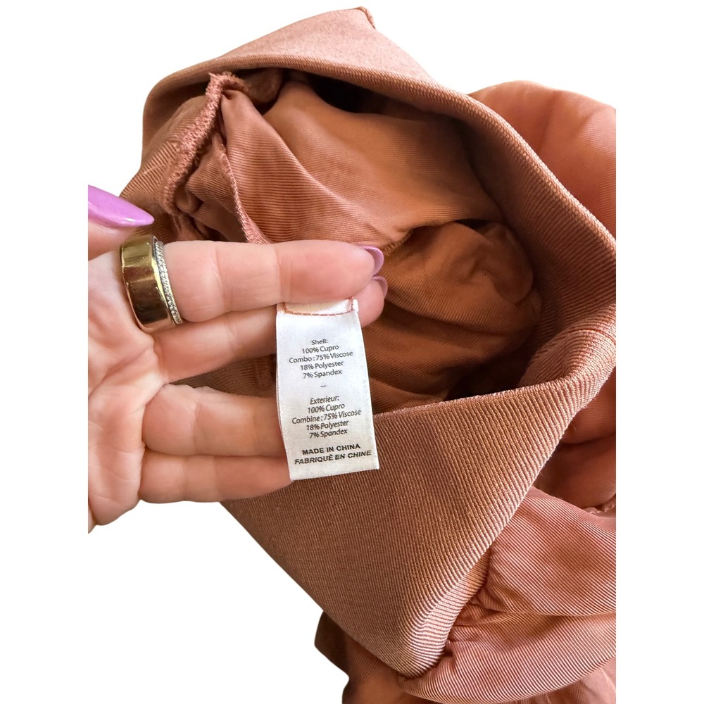 Cinq a Sept Giles Cargo Jogger Pants Rose Pink Cupro Silk Blend Small - Picture 5 of 5